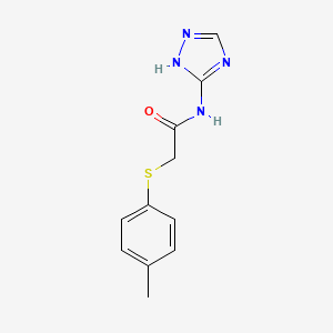 2-[(4-methylphenyl)sulfanyl]-N-(4H-1,2,4-triazol-3-yl)acetamide