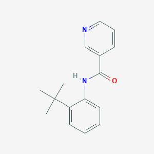 molecular formula C16H18N2O B3595317 N-(2-tert-butylphenyl)pyridine-3-carboxamide 