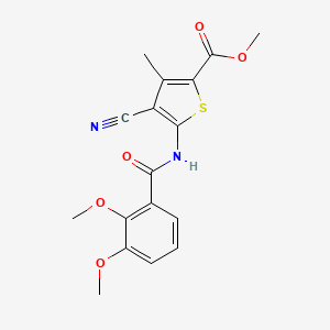 methyl 4-cyano-5-[(2,3-dimethoxybenzoyl)amino]-3-methyl-2-thiophenecarboxylate