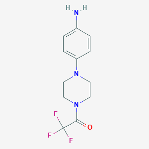 {4-[4-(Trifluoroacetyl)piperazin-1-yl]phenyl}amine