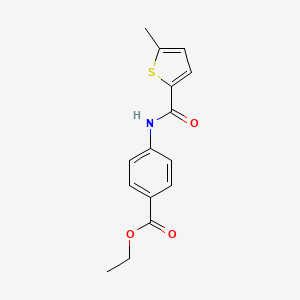 Ethyl 4-{[(5-methylthiophen-2-yl)carbonyl]amino}benzoate