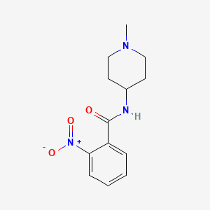 N-(1-methylpiperidin-4-yl)-2-nitrobenzamide