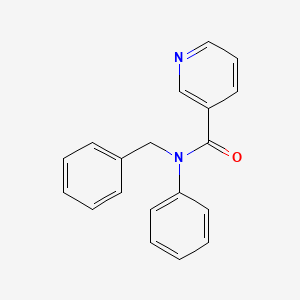 N-benzyl-N-phenylpyridine-3-carboxamide