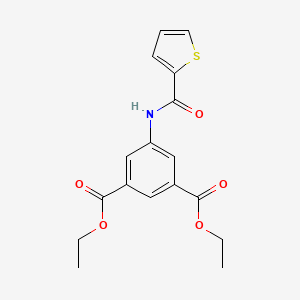 diethyl 5-[(2-thienylcarbonyl)amino]isophthalate