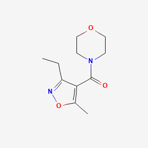 (3-Ethyl-5-methylisoxazol-4-yl)(morpholino)methanone