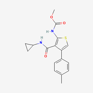 methyl [3-[(cyclopropylamino)carbonyl]-4-(4-methylphenyl)-2-thienyl]carbamate