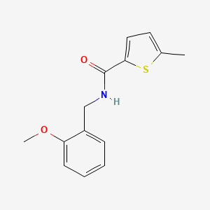 N-[(2-methoxyphenyl)methyl]-5-methylthiophene-2-carboxamide