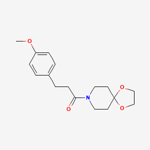 8-[3-(4-methoxyphenyl)propanoyl]-1,4-dioxa-8-azaspiro[4.5]decane