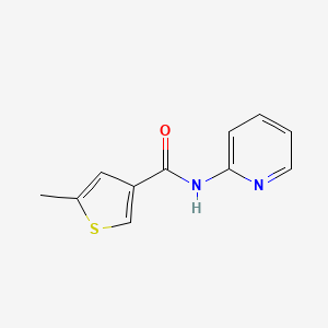 molecular formula C11H10N2OS B3595718 5-methyl-N-2-pyridinyl-3-thiophenecarboxamide 