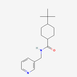 4-TERT-BUTYL-N-[(PYRIDIN-3-YL)METHYL]CYCLOHEXANE-1-CARBOXAMIDE