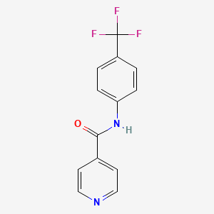 N-[4-(trifluoromethyl)phenyl]pyridine-4-carboxamide