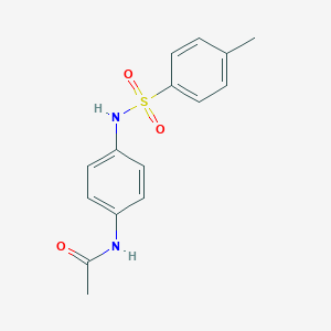molecular formula C15H16N2O3S B359596 N-(4-{[(4-methylphenyl)sulfonyl]amino}phenyl)acetamide CAS No. 27022-64-6