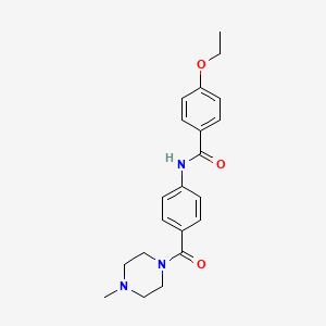 4-ethoxy-N-{4-[(4-methyl-1-piperazinyl)carbonyl]phenyl}benzamide