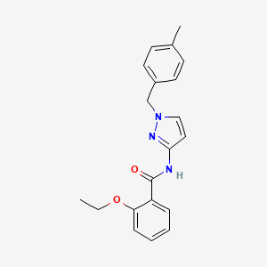 2-ethoxy-N-[1-[(4-methylphenyl)methyl]pyrazol-3-yl]benzamide