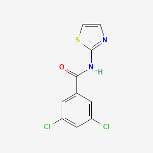 molecular formula C10H6Cl2N2OS B3596039 3,5-dichloro-N-(1,3-thiazol-2-yl)benzamide 