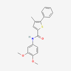 N-(3,4-dimethoxyphenyl)-4-methyl-5-phenylthiophene-2-carboxamide