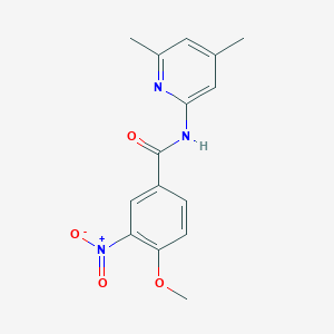 N-(4,6-dimethylpyridin-2-yl)-4-methoxy-3-nitrobenzamide