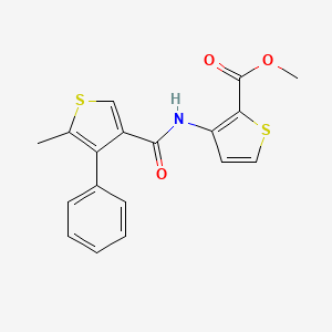 methyl 3-{[(5-methyl-4-phenyl-3-thienyl)carbonyl]amino}-2-thiophenecarboxylate