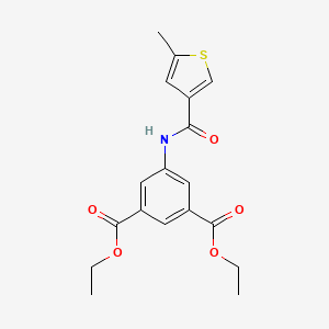 diethyl 5-{[(5-methyl-3-thienyl)carbonyl]amino}isophthalate