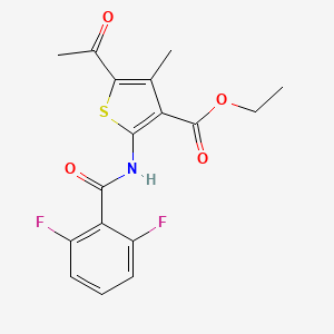 ethyl 5-acetyl-2-[(2,6-difluorobenzoyl)amino]-4-methyl-3-thiophenecarboxylate