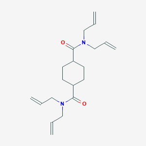 molecular formula C20H30N2O2 B359631 N,N,N',N'-tetraallyl-1,4-cyclohexanedicarboxamide 