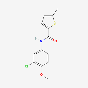 N-(3-chloro-4-methoxyphenyl)-5-methylthiophene-2-carboxamide