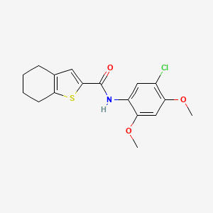 N-(5-chloro-2,4-dimethoxyphenyl)-4,5,6,7-tetrahydro-1-benzothiophene-2-carboxamide