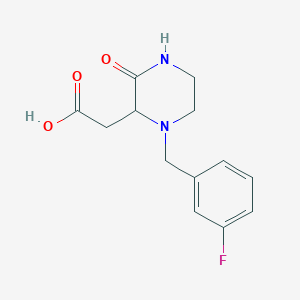 [1-(3-Fluoro-benzyl)-3-oxo-piperazin-2-yl]-acetic acid