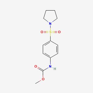 methyl [4-(1-pyrrolidinylsulfonyl)phenyl]carbamate