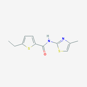 5-ethyl-N-(4-methyl-1,3-thiazol-2-yl)thiophene-2-carboxamide