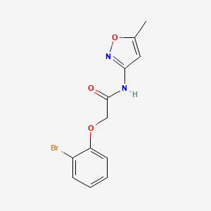 2-(2-bromophenoxy)-N-(5-methyl-1,2-oxazol-3-yl)acetamide