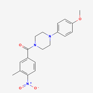 [4-(4-METHOXYPHENYL)PIPERAZINO](3-METHYL-4-NITROPHENYL)METHANONE