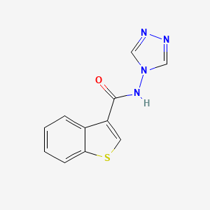 N-4H-1,2,4-triazol-4-yl-1-benzothiophene-3-carboxamide