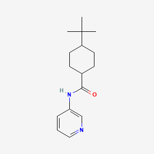 4-tert-butyl-N-(pyridin-3-yl)cyclohexane-1-carboxamide