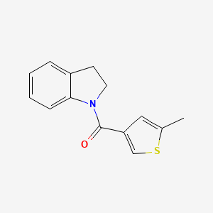 2,3-DIHYDRO-1H-INDOL-1-YL(5-METHYL-3-THIENYL)METHANONE