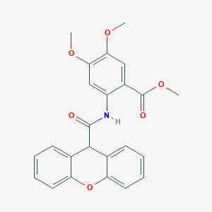 methyl 4,5-dimethoxy-2-[(9H-xanthen-9-ylcarbonyl)amino]benzoate