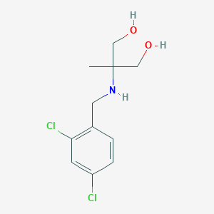 molecular formula C11H15Cl2NO2 B359662 2-[(2,4-Dichlorobenzyl)amino]-2-methyl-1,3-propanediol CAS No. 875001-84-6