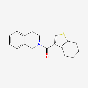 3,4-DIHYDRO-2(1H)-ISOQUINOLINYL(4,5,6,7-TETRAHYDRO-1-BENZOTHIOPHEN-3-YL)METHANONE