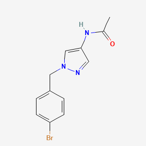 N-[1-(4-bromobenzyl)-1H-pyrazol-4-yl]acetamide