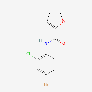 N-(4-bromo-2-chlorophenyl)furan-2-carboxamide