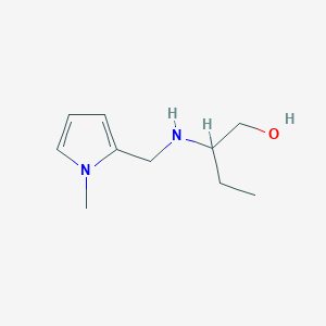 molecular formula C10H18N2O B359675 2-[(1-Methylpyrrol-2-yl)methylamino]butan-1-ol CAS No. 774555-48-5