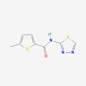 5-methyl-N-(1,3,4-thiadiazol-2-yl)thiophene-2-carboxamide