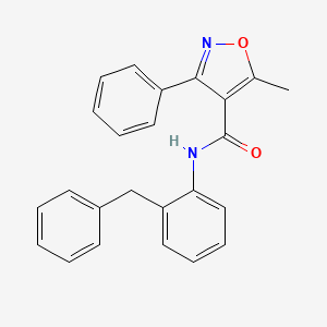 N-(2-benzylphenyl)-5-methyl-3-phenyl-1,2-oxazole-4-carboxamide