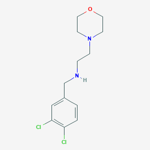 molecular formula C13H18Cl2N2O B359688 N-[(3,4-dichlorophenyl)methyl]-4-morpholineethanamine CAS No. 880810-10-6