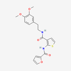 molecular formula C20H20N2O5S B3596895 N-[3-({[2-(3,4-dimethoxyphenyl)ethyl]amino}carbonyl)-2-thienyl]-2-furamide 