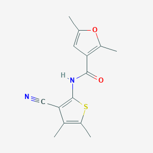 N-(3-cyano-4,5-dimethyl-2-thienyl)-2,5-dimethyl-3-furamide