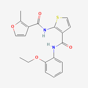 N-{3-[(2-ethoxyphenyl)carbamoyl]thiophen-2-yl}-2-methylfuran-3-carboxamide