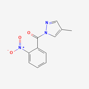 (4-methyl-1H-pyrazol-1-yl)(2-nitrophenyl)methanone