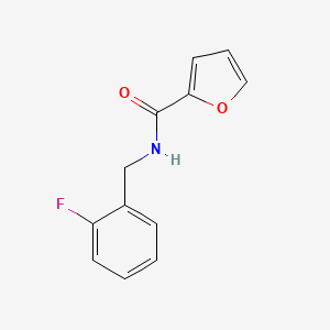 N-[(2-fluorophenyl)methyl]furan-2-carboxamide