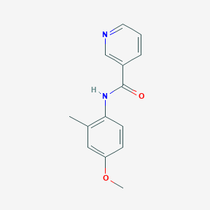 N-(4-methoxy-2-methylphenyl)pyridine-3-carboxamide